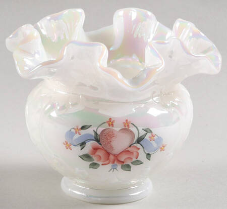 Hearts & Flowers 4" Flower Vase