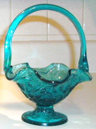 Teal Royale #9537 Strawberry 6" Basket
