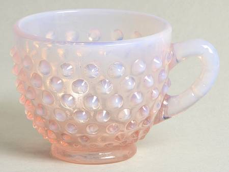 Hobnail Rose Magnolia Punch Cup