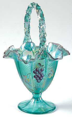 Fenton Baskets #C65746P Paneled 11" Basket