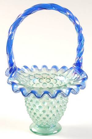 Fenton Baskets #C3834UG Hobnail 6" Basket