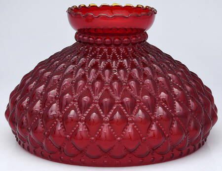 Ruby (Newer) Shade for 20" Electric Lamp by Fenton