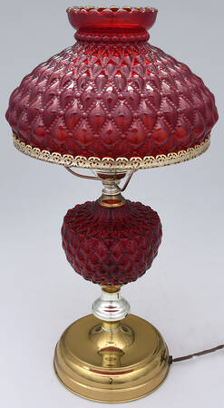 Ruby (Newer) 20" Electric Lamp & Shade