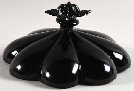 Black (Older) Lid for Candy Box by Fenton