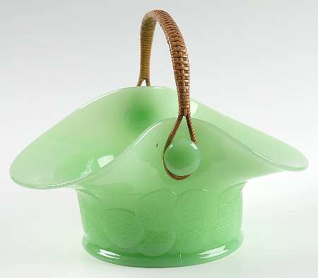 Jade Green (Older) #1681 Big Cookies 4" Basket with Handle