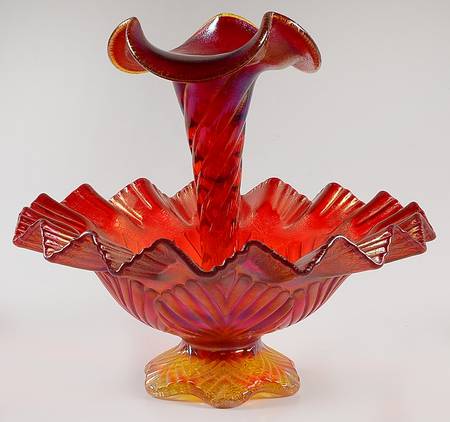Ruby Carnival (2 Piece) Epergne Set