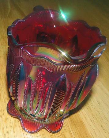 Ruby Carnival Creamer