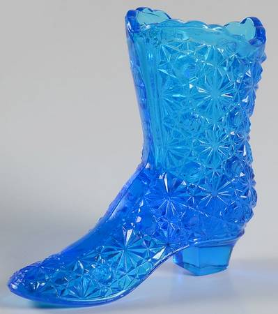 Daisy & Button Blue (Colonial Blue) 4" Boot