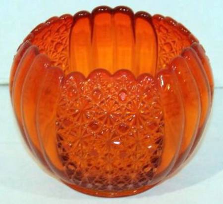 Daisy and Button Colonial Orange by Fenton