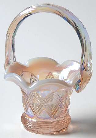 Champagne (Champayne) #6558 Miniature Diamond 4" Basket