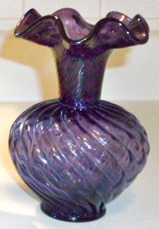 Violet 6" Flower Vase