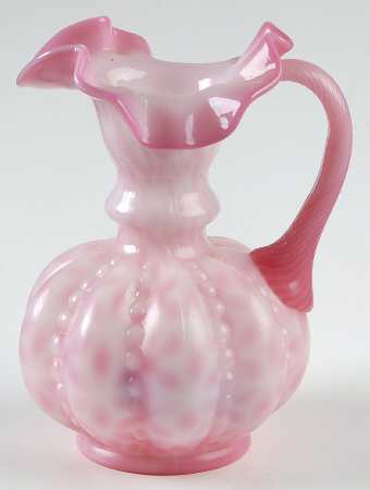 Rosalene (Glossy) 5" Handled Beaded Jug