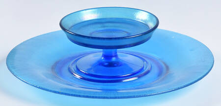 Celeste Blue Stretch (1995 Anniversary) by Fenton
