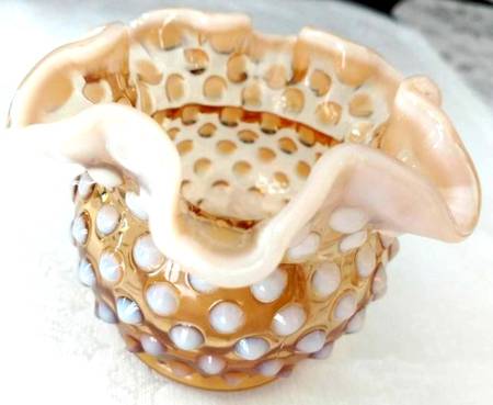 Hobnail Cameo (Opalescent) by Fenton