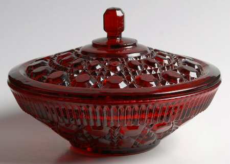 Windsor Ruby Flashed by Federal Glass 