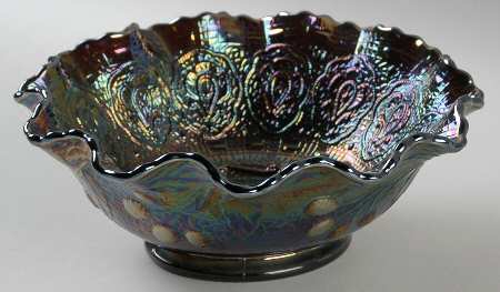 Amethyst Carnival Original Formula (Newer) #8224 7" Persian Medallion Bowl