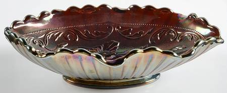Amethyst Carnival Original Formula (Newer) 7" Oval Relish
