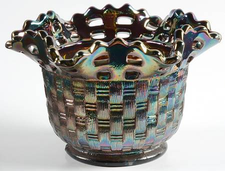 Amethyst Carnival Original Formula (Newer) Basket Bowl