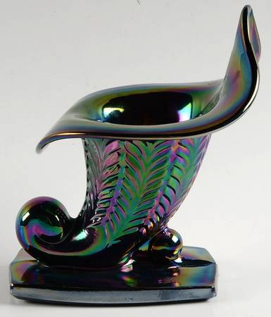 Amethyst Carnival Original Formula (Newer) 6" Cornucopia Vase