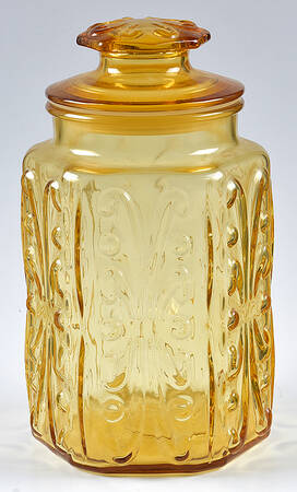 Show Off Amber Large Canister & Lid