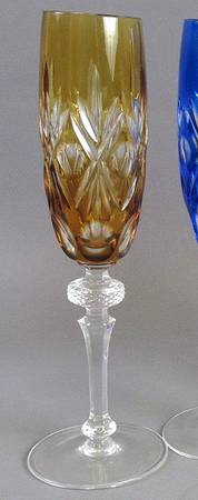 FSC3 Amber Fluted Champagne