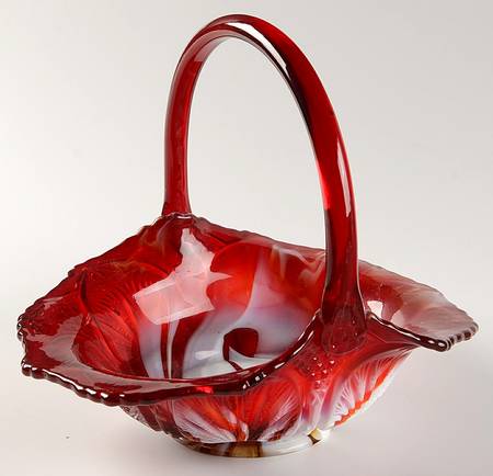 Ruby Marble by Fenton