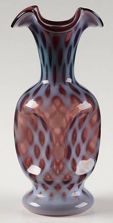 Qvc Exclusives #C1145 4R Diamond Optic Pinch Vase