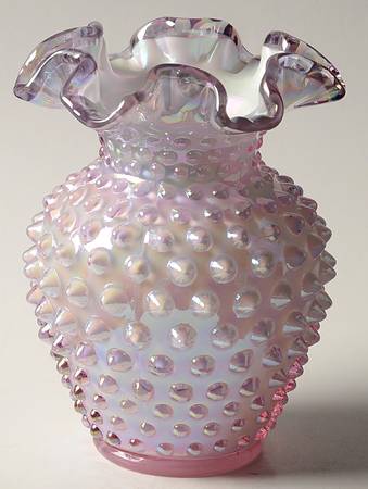 Qvc Exclusives #C95558/C3656 CH 5" Double Crimped Hobnail Vase