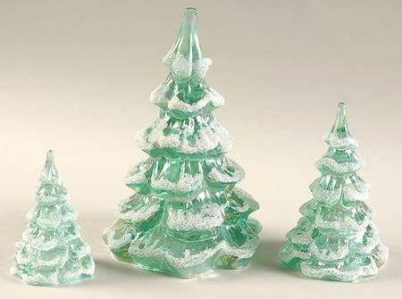 Qvc Exclusives #C15301 (C5550 E9) 3 Piece Christmas Trees Set