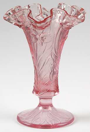 Empress Rose (Transparent) 7" Flower Vase