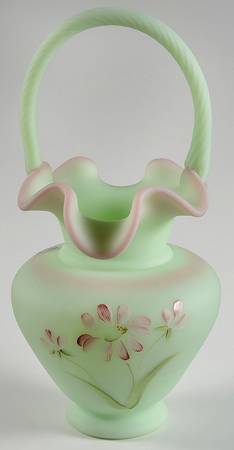 Daisy Butterfly on Lotus Mist by Fenton