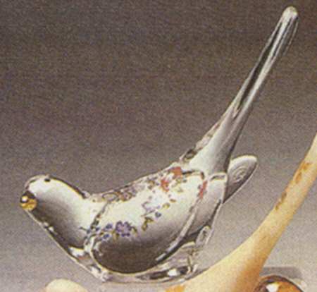 Anniversary (Giftware) #5197 Happiness Bird by Fenton