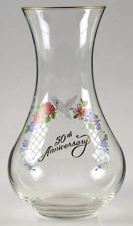 Anniversary (Giftware) 8" Flower Vase by Fenton