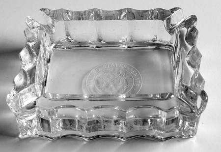 United States Senate 3" Rectangular Ashtray