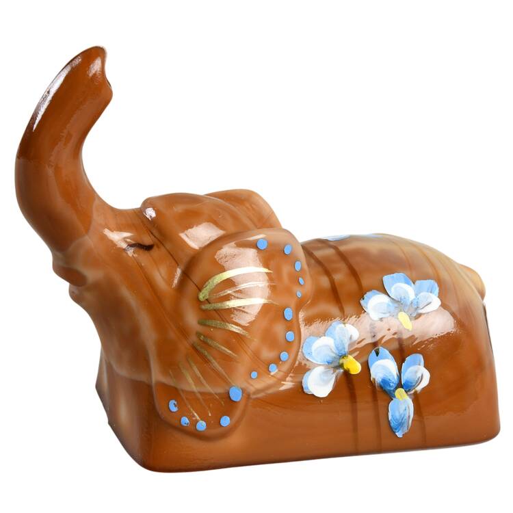 Animals and Figurines (Decorated, Not in Line) Lid for Elephant Trinket Box