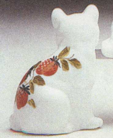 Animals and Figurines (Decorated, Not in Line) #5165 Sitting Cat