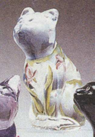 Begonias on French Opalescent by Fenton