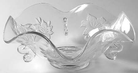 Dolphin Floral Intaglio by Fenton