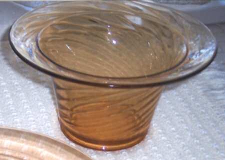 2380 Amber (SPIRAL OPTIC) by Fostoria
