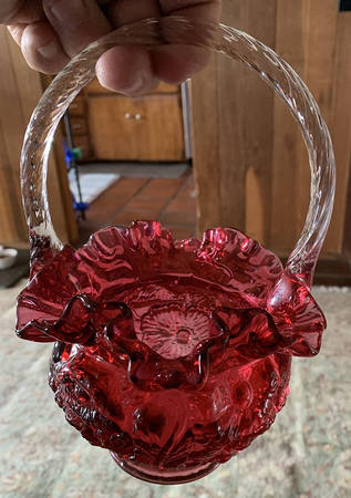 Poppy Country Cranberry by Fenton