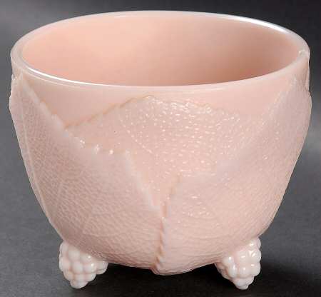 Grape Leaf Peach (Milkglass) by Fostoria