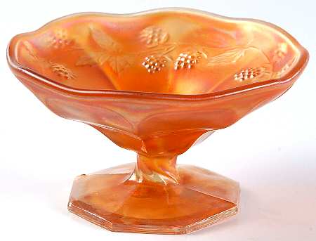 Blackberry Marigold (Carnival) Mint Dish/Compote