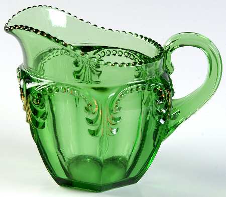 Priscilla Emerald Green Creamer