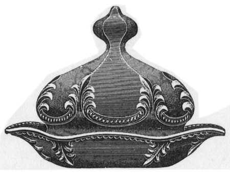 Priscilla Clear (Line 676) Round Covered Butter