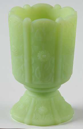 Paneled Daisy Lime Sherbet by Fenton