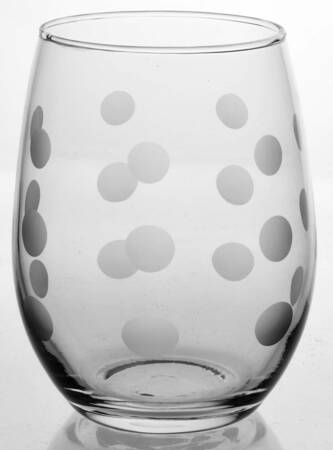 Medallion Stemless Water Goblet