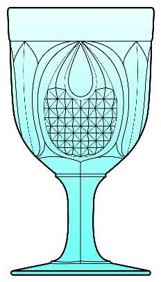 Pineapple Light Blue (Stem 9045)