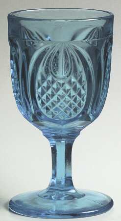 Pineapple Light Blue (Stem 9045) by Fenton