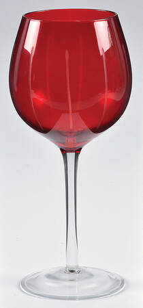 Medallion Colors Red Water Goblet
