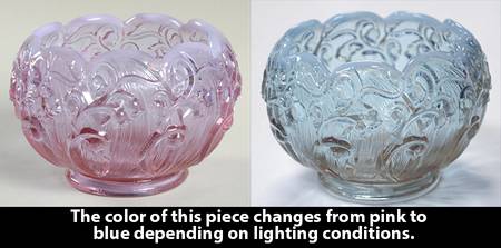 Dusty Rose Opalescent by Fenton